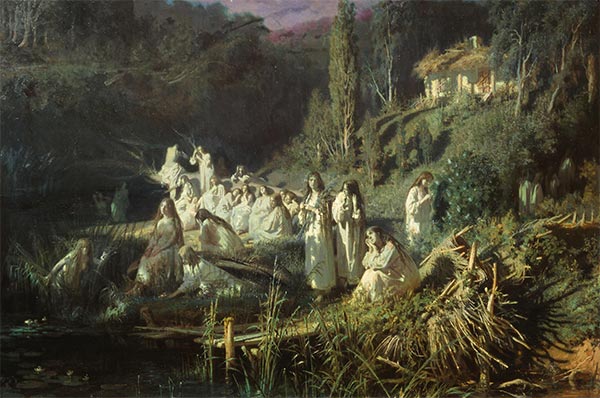 Die Meerjungfrauen, 1871 | Ivan Kramskoy