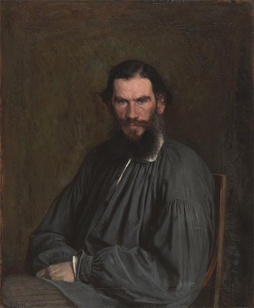 Porträt von Leo Tolstoi, 1873 | Ivan Kramskoy
