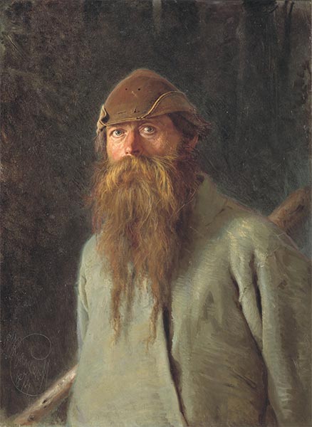 Woodsman, 1874 | Ivan Kramskoy | Giclée Canvas Print