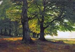 The Teutoburg Forest, 1865 by Ivan Shishkin | Canvas Print