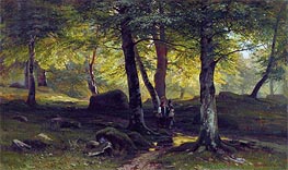 Grove, 1865 by Ivan Shishkin | Canvas Print