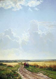 Noon in the Neighbourhood of Moscow, 1869 by Ivan Shishkin | Canvas Print
