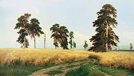 Rye, 1878 von Ivan Shishkin | Leinwand Kunstdruck