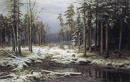 Ivan Shishkin | The First Snow | Giclée Canvas Print