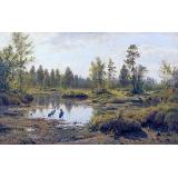 The Polesye Moorlands, 1890 - Ivan Shishkin