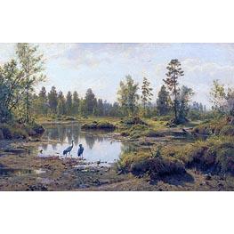 The Polesye Moorlands - Ivan Shishkin