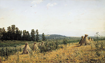 Polesye Landscape, 1884 | Ivan Shishkin | Giclée Leinwand Kunstdruck