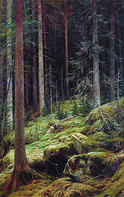 Der Dschungel, 1881 | Ivan Shishkin | Giclée Leinwand Kunstdruck