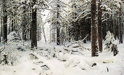 Winter, 1890 | Ivan Shishkin | Giclée Canvas Print