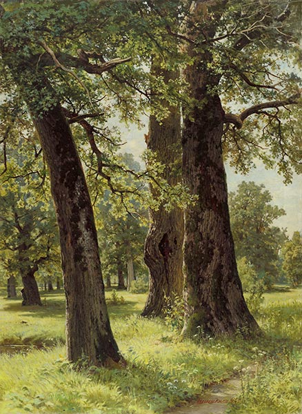 Oaks, 1887 | Ivan Shishkin | Giclée Leinwand Kunstdruck