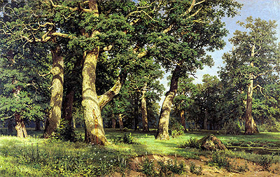 Oak Grove, 1887 | Ivan Shishkin | Giclée Leinwand Kunstdruck