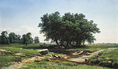 Oaks, 1886 | Ivan Shishkin | Giclée Leinwand Kunstdruck