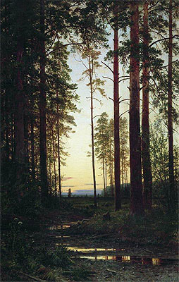 Ivan Shishkin | Dusk, 1883 | Giclée Canvas Print