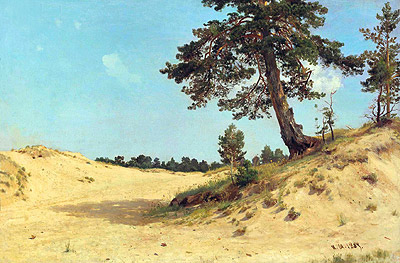 Pine on the Sand, 1884 | Ivan Shishkin | Giclée Leinwand Kunstdruck