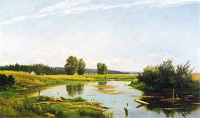 Landschaft mit einem See, 1886 | Ivan Shishkin