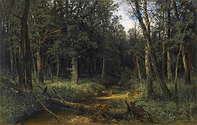 Der dunkle Wald, 1876 | Ivan Shishkin