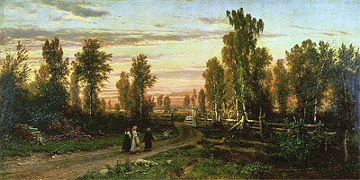 Ivan Shishkin | Evening, 1871 | Giclée Canvas Print