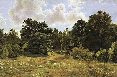 Waldrand eines Laubwaldes, 1895 | Ivan Shishkin