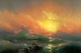 Aivazovsky | The Ninth Wave, 1850 by | Giclée Canvas Print