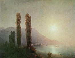 Aivazovsky | Sunrise in Yalta | Giclée Canvas Print