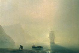 Morgen, 1851 von Aivazovsky | Leinwand Kunstdruck
