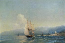 Krim, 1852 von Aivazovsky | Leinwand Kunstdruck