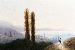 View of Crimea, 1889 by Aivazovsky | Canvas Print