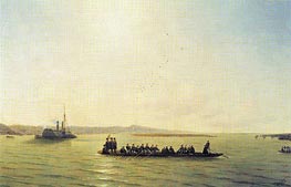 Aivazovsky | Alexander II Crossing the Danube | Giclée Canvas Print