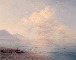Aivazovsky | Clouds over a Calm Sea | Giclée Canvas Print