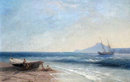 Marine Scene, 1893 by Aivazovsky | Canvas Print