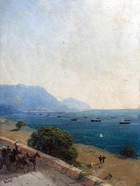 Black Sea Fleet, 1893 von Aivazovsky | Leinwand Kunstdruck