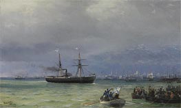 Aivazovsky | The Relief Ship: A Pair | Giclée Canvas Print