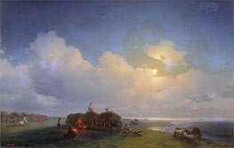 Chumaks on Rest | Aivazovsky | Painting Reproduction