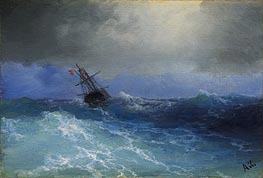 Marine, n.d. von Aivazovsky | Leinwand Kunstdruck