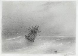 High Seas, n.d. by Aivazovsky | Paper Art Print