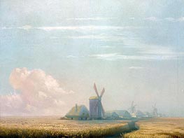 Ukrainian Harvest, 1857 by Aivazovsky | Canvas Print