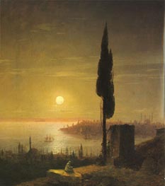 Constantinople, 1848 von Aivazovsky | Leinwand Kunstdruck