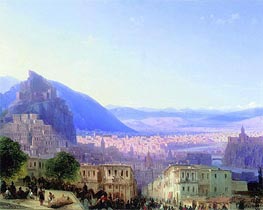 View of Tiflis | Aivazovsky | Gemälde Reproduktion