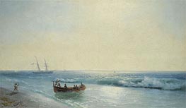 Sailors Coming Ashore | Aivazovsky | Gemälde Reproduktion