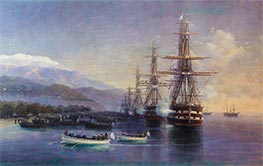 Landing in Subash | Aivazovsky | Painting Reproduction