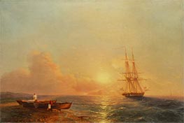 Sechsundzwanzig Kanonenschiff | Aivazovsky | Gemälde Reproduktion