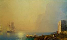 Early Morning by the Sea, 1850s by Aivazovsky | Canvas Print