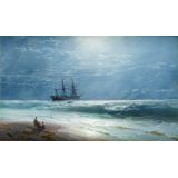 Moonlit Landing | Aivazovsky