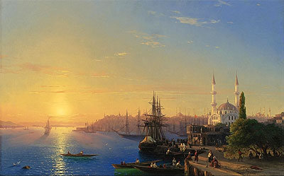 View of Constantinople and the Bosphorus, 1856 | Aivazovsky