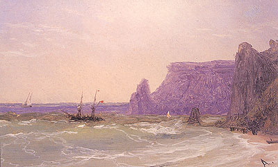 Sea off the Cliffs, n.d. | Aivazovsky | Giclée Leinwand Kunstdruck