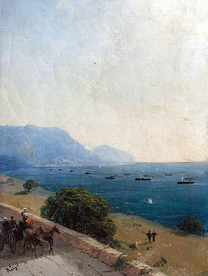 Black Sea Fleet, 1893 | Aivazovsky | Giclée Leinwand Kunstdruck