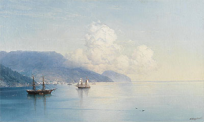The Bay of Yalta, n.d. | Aivazovsky | Giclée Leinwand Kunstdruck