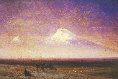 Mount Ararat, 1885 | Aivazovsky | Giclée Leinwand Kunstdruck