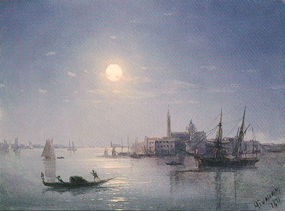 Venice, 1873 | Aivazovsky | Giclée Leinwand Kunstdruck