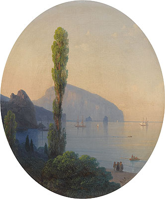Ayu Dag in the Crimea, 1869 | Aivazovsky | Giclée Canvas Print